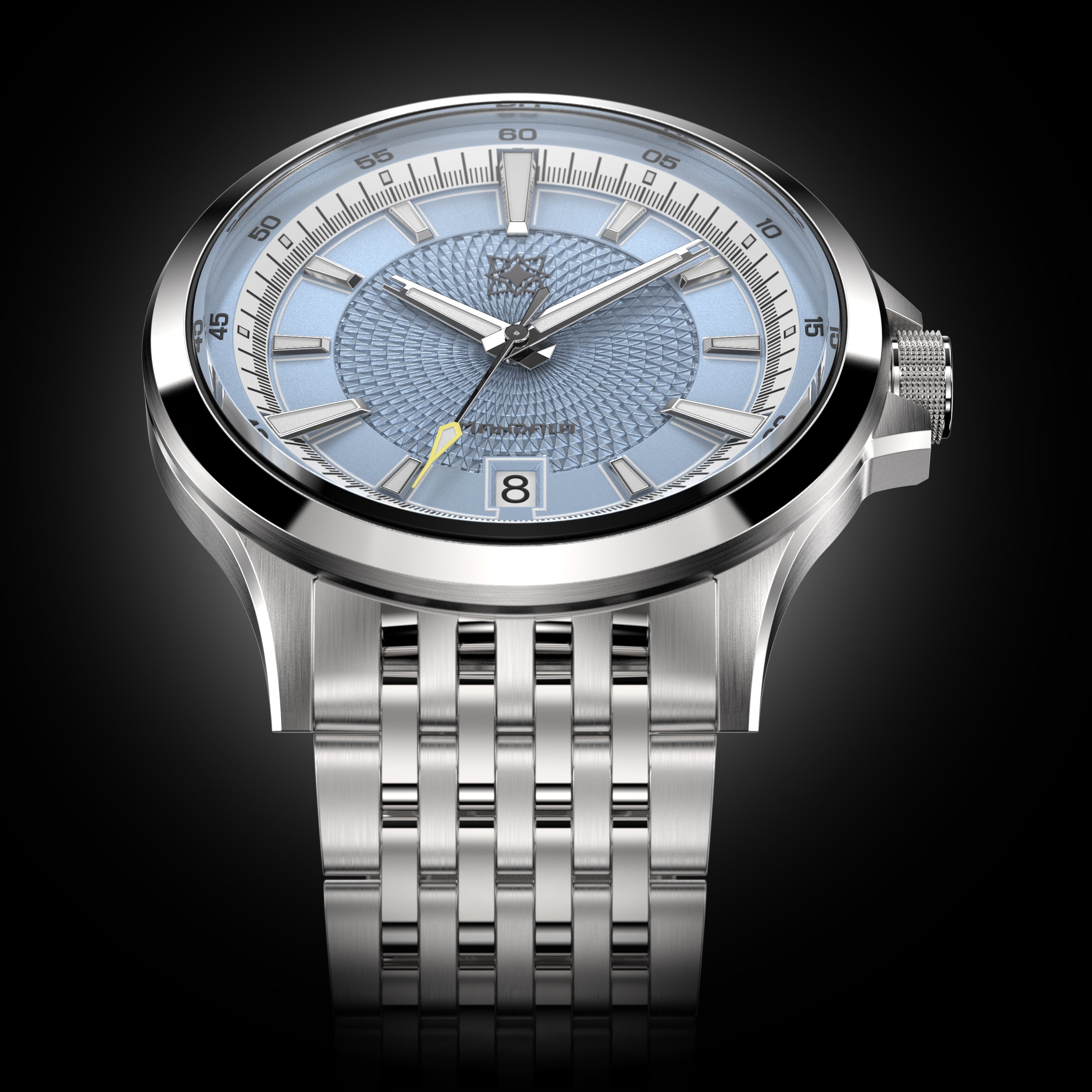 Second Hour Mandala MK II - SILVER BLUE
